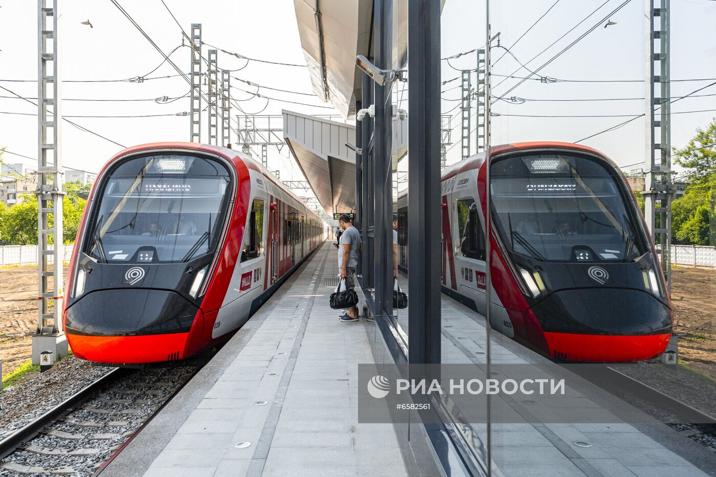 Открытие новой станции МЦД-2 Щукинская