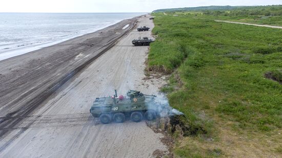 Военные учения на Сахалине