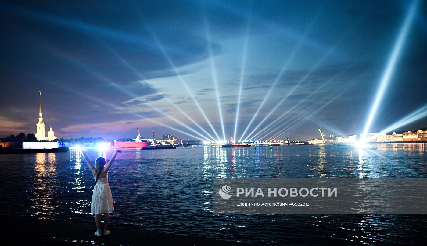 Праздник выпускников "Алые паруса" в Санкт-Петербурге