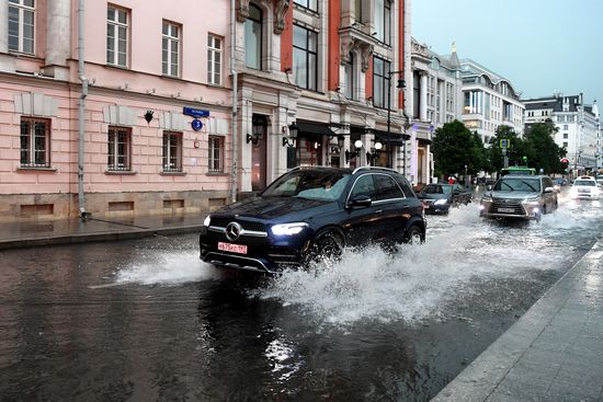 Дождь в Москве