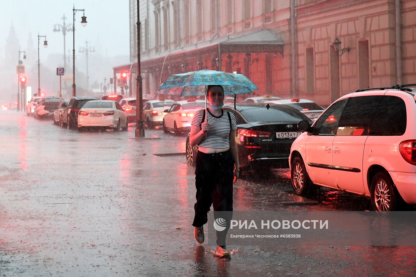 Дождь в Москве