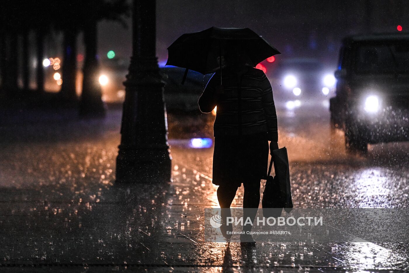 Дождь в Москве