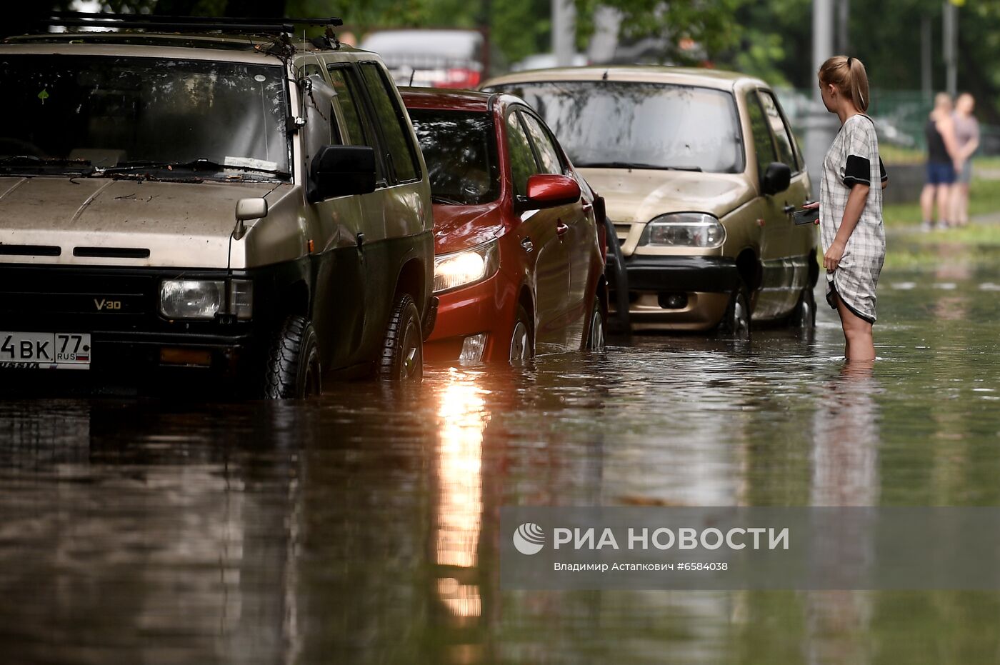 Дождь в Москве