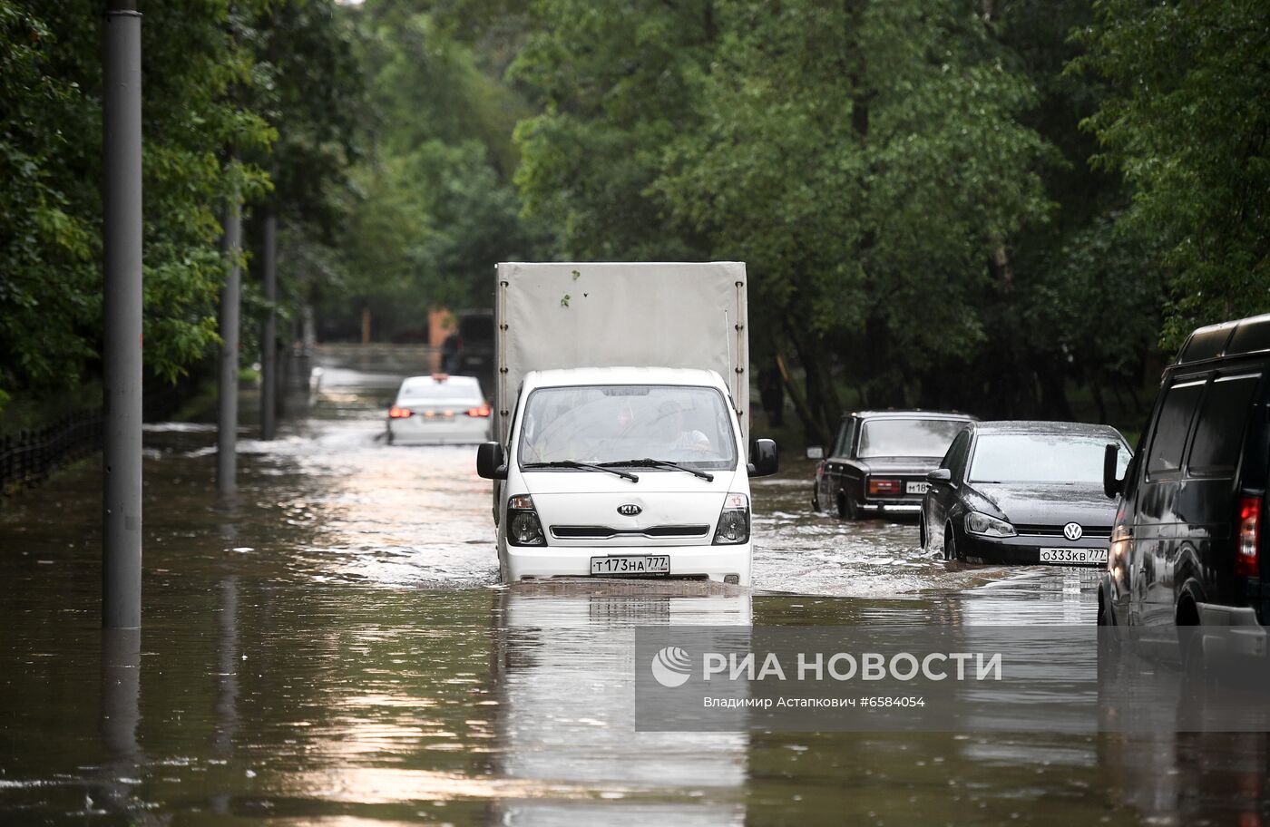 Дождь в Москве