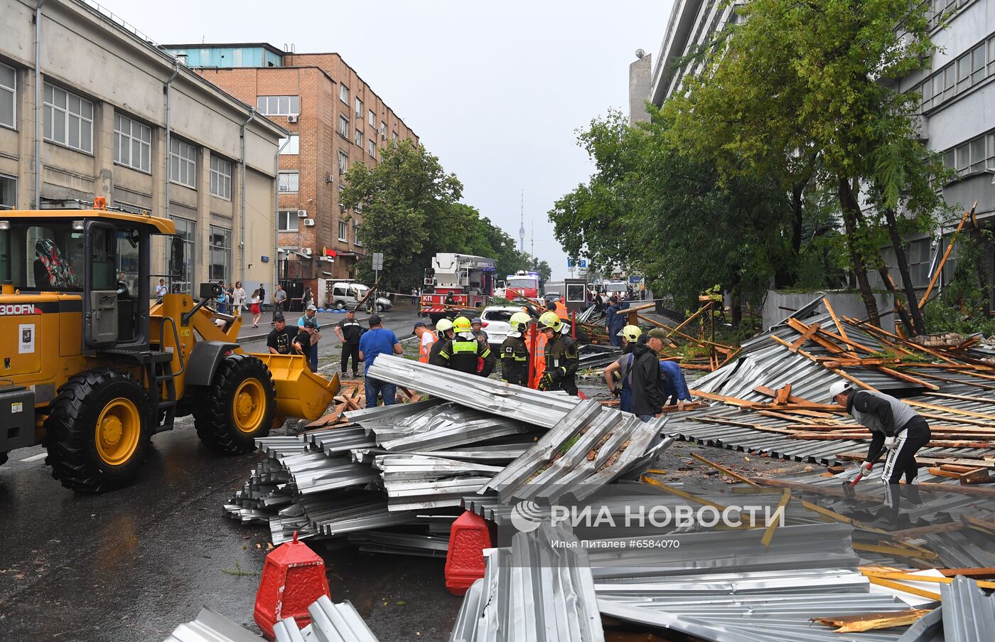 Дождь в Москве