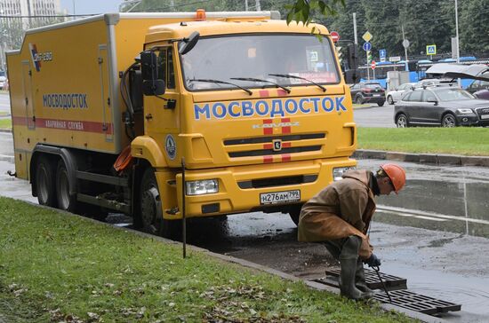 Дождь в Москве