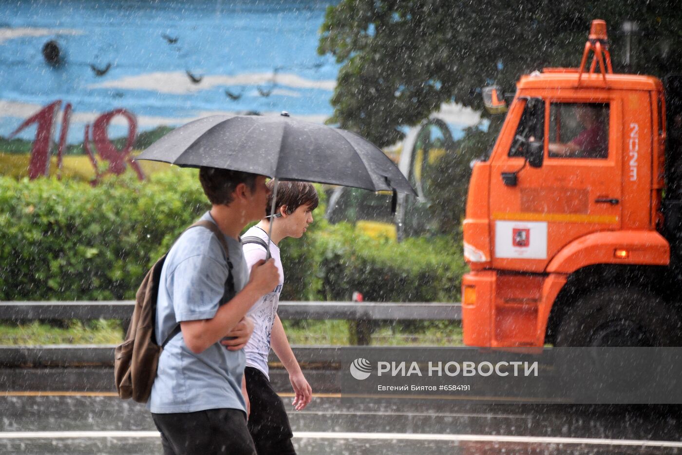 Дождь в Москве
