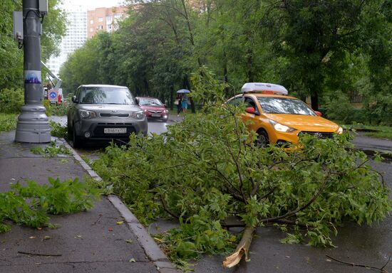 Дождь в Москве