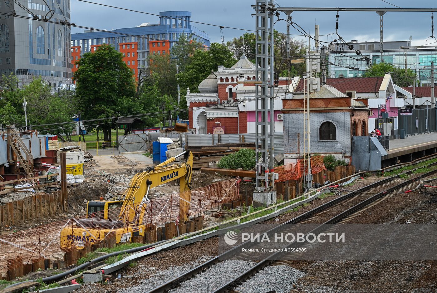 Подготовка к запуску реверсивного движения поездов на участке Каланчевская-Курская МЦД-2