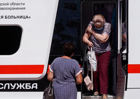 Очереди на вакцинацию против коронавируса в Калининграде