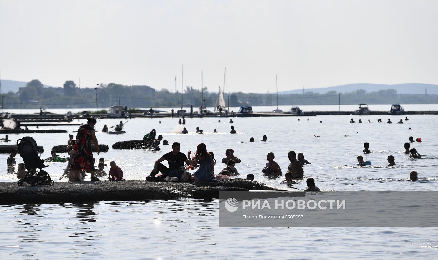 Жара в Екатеринбурге