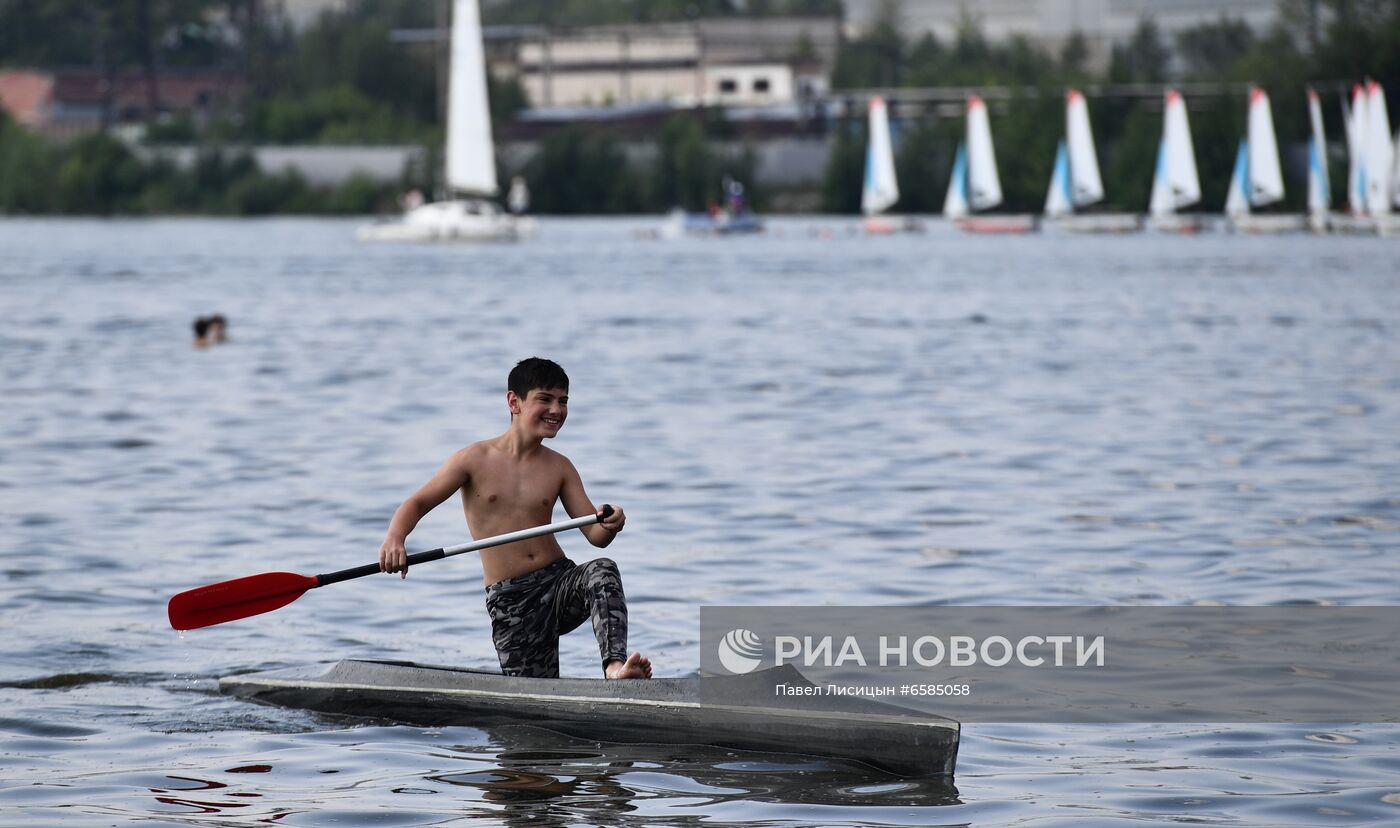 Жара в Екатеринбурге