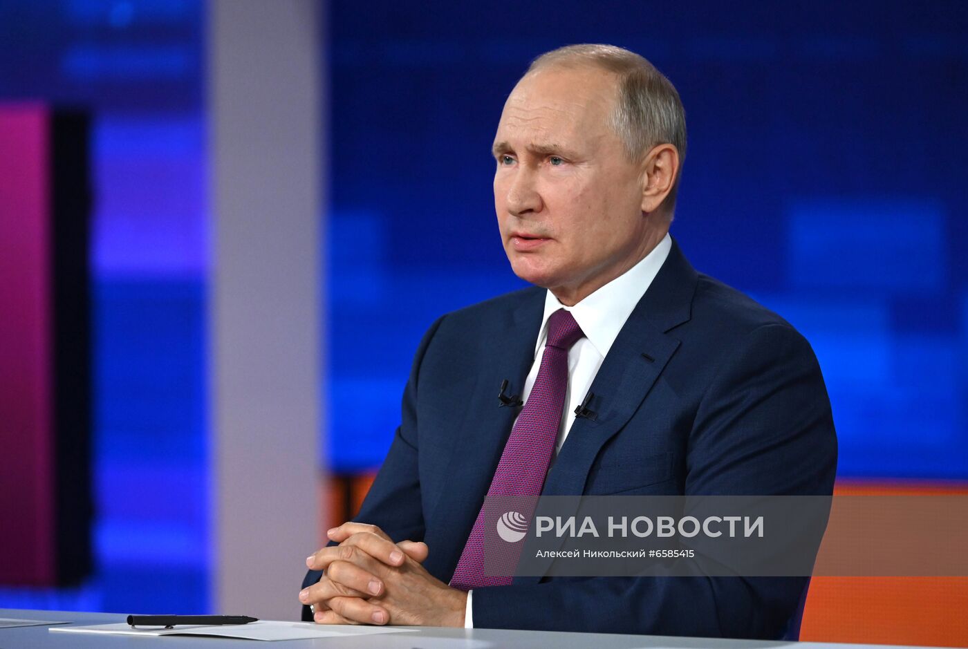 Прямая линия с президентом РФ Владимиром Путиным