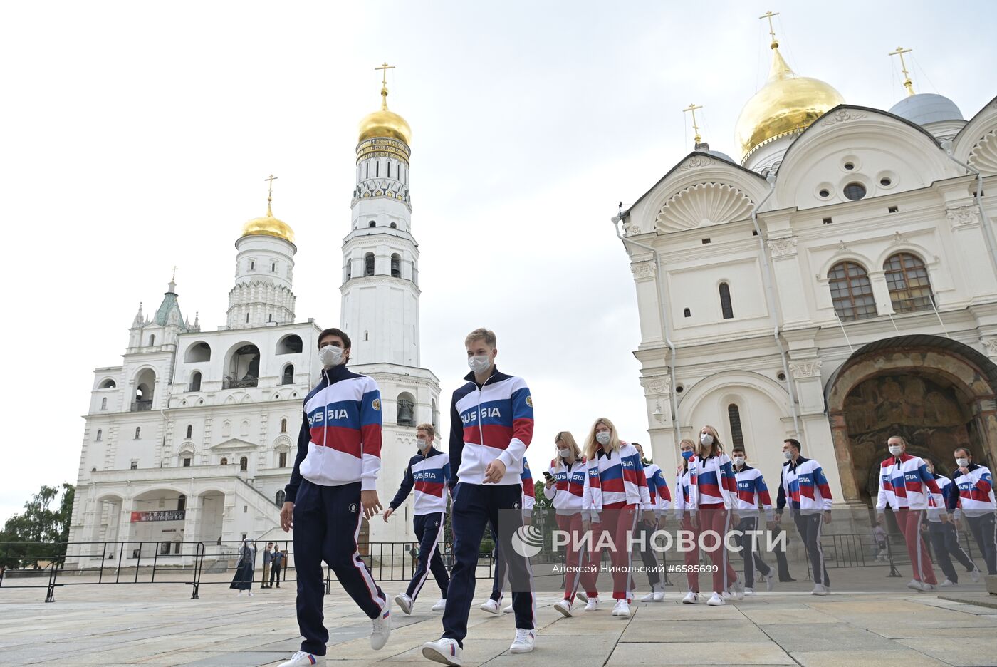 Президент РФ Владимир Путин встретился c членами олимпийской сборной России