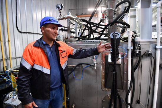 Запуск нового оборудования на заводе по обработке цветных металлов в Свердловской области