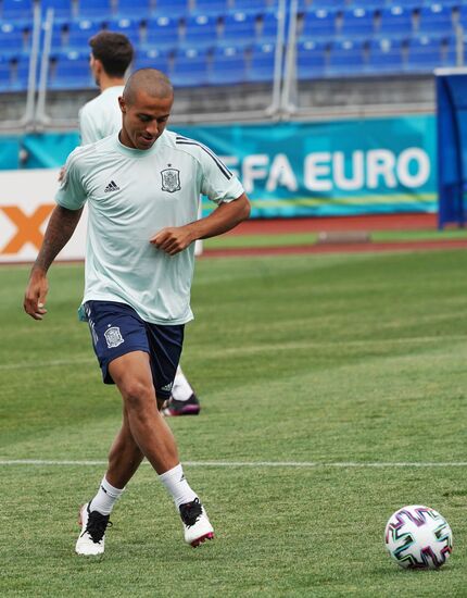 Футбол. ЧЕ-2020. Тренировка сборной Испании