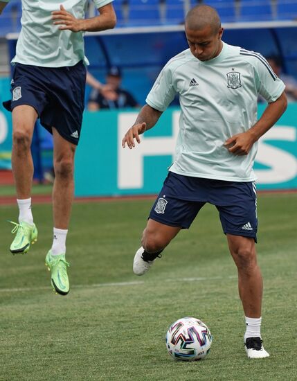 Футбол. ЧЕ-2020. Тренировка сборной Испании