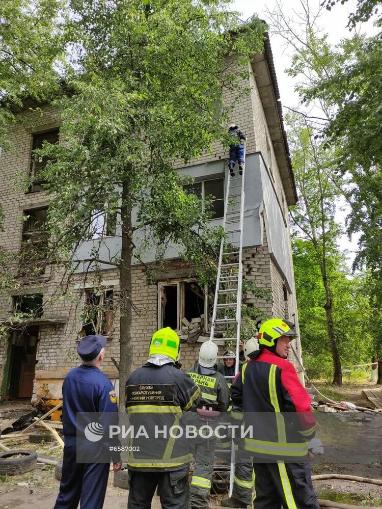 Взрыв газа в жилом доме в Нижнем Новгороде