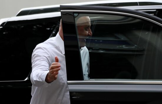 Пресс-конференция главного тренера сборной России по футболу Станислава Черчесова