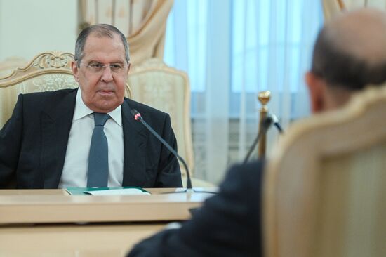 Встреча глав МИД РФ и Бахрейна С. Лаврова и А. Аз-Зайяни