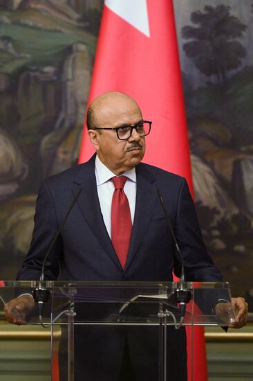 Встреча глав МИД РФ и Бахрейна С. Лаврова и А. Аз-Зайяни