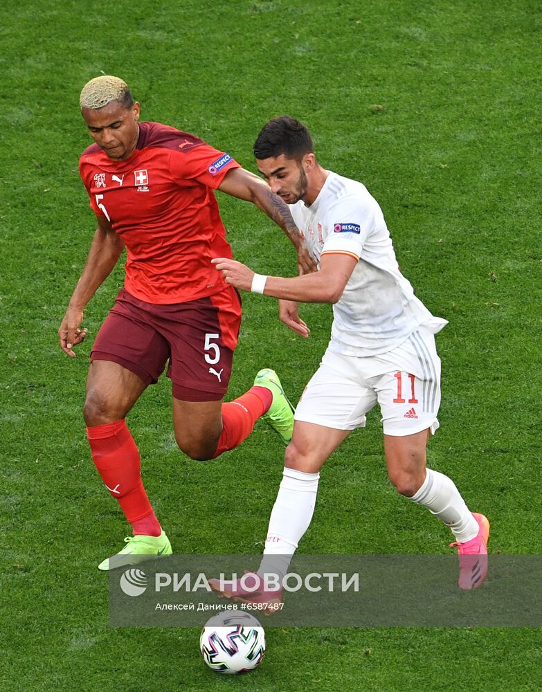 Футбол. ЧЕ-2020. Матч Швейцария - Испания