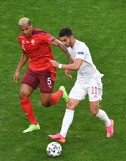 Футбол. ЧЕ-2020. Матч Швейцария - Испания  