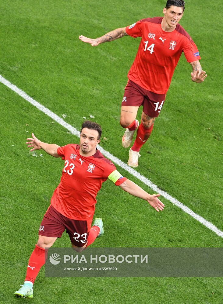 Футбол. ЧЕ-2020. Матч Швейцария - Испания
