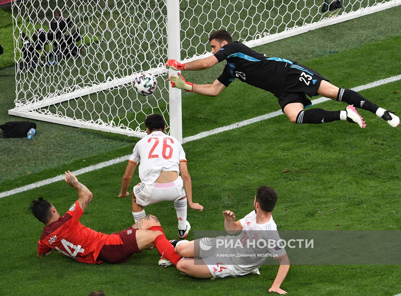 Футбол. ЧЕ-2020. Матч Швейцария - Испания