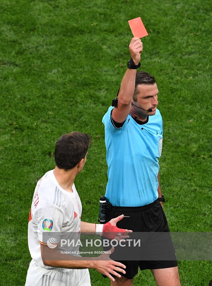 Футбол. ЧЕ-2020. Матч Швейцария - Испания