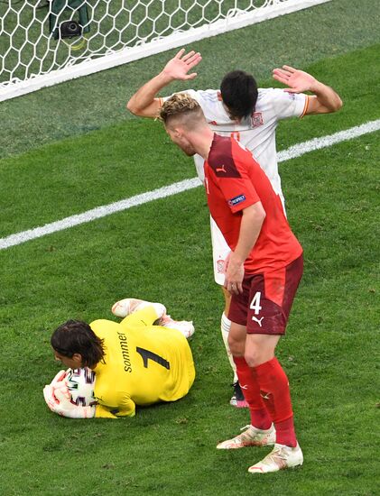 Футбол. ЧЕ-2020. Матч Швейцария - Испания  