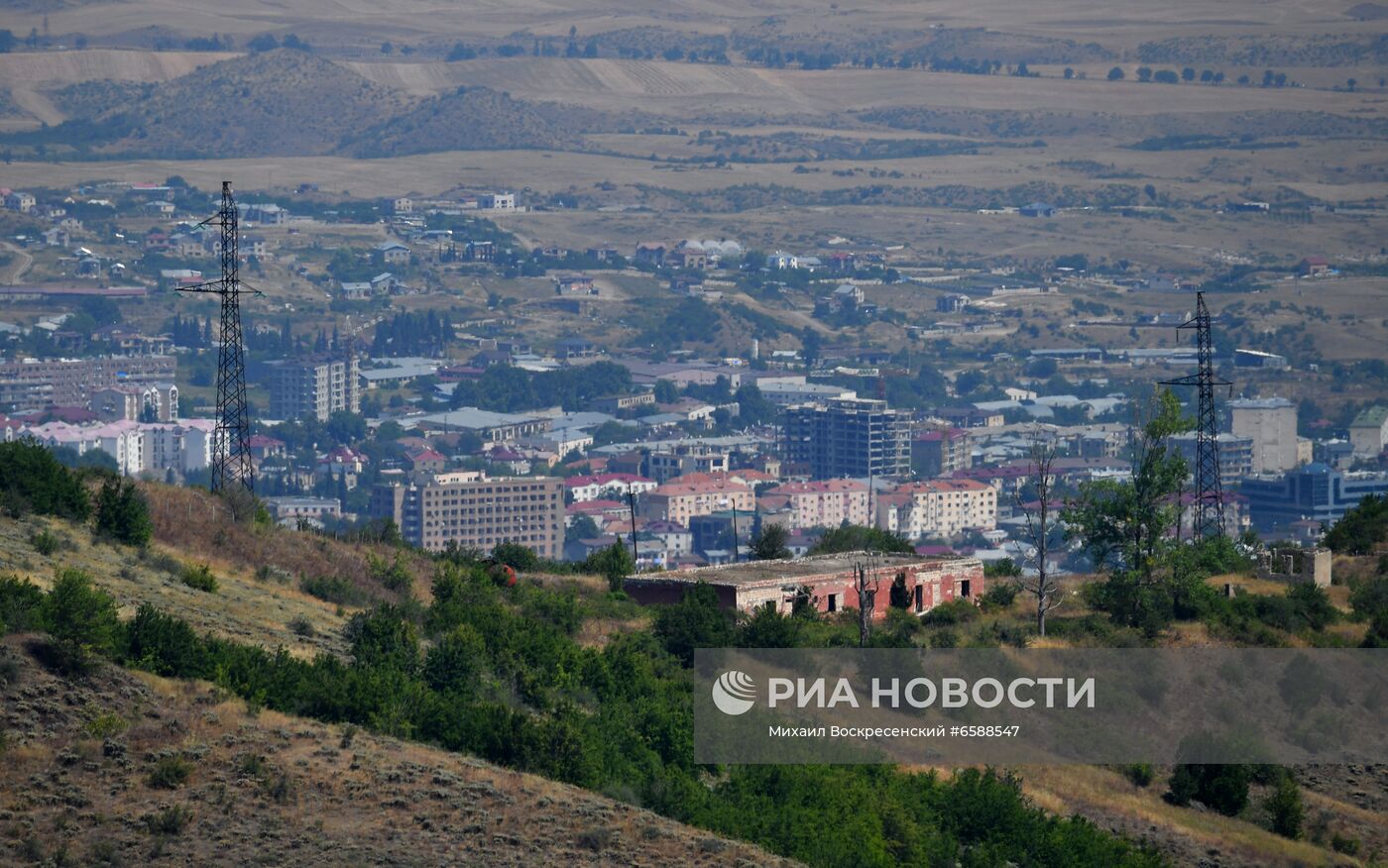 Город Шуша в Азербайджане