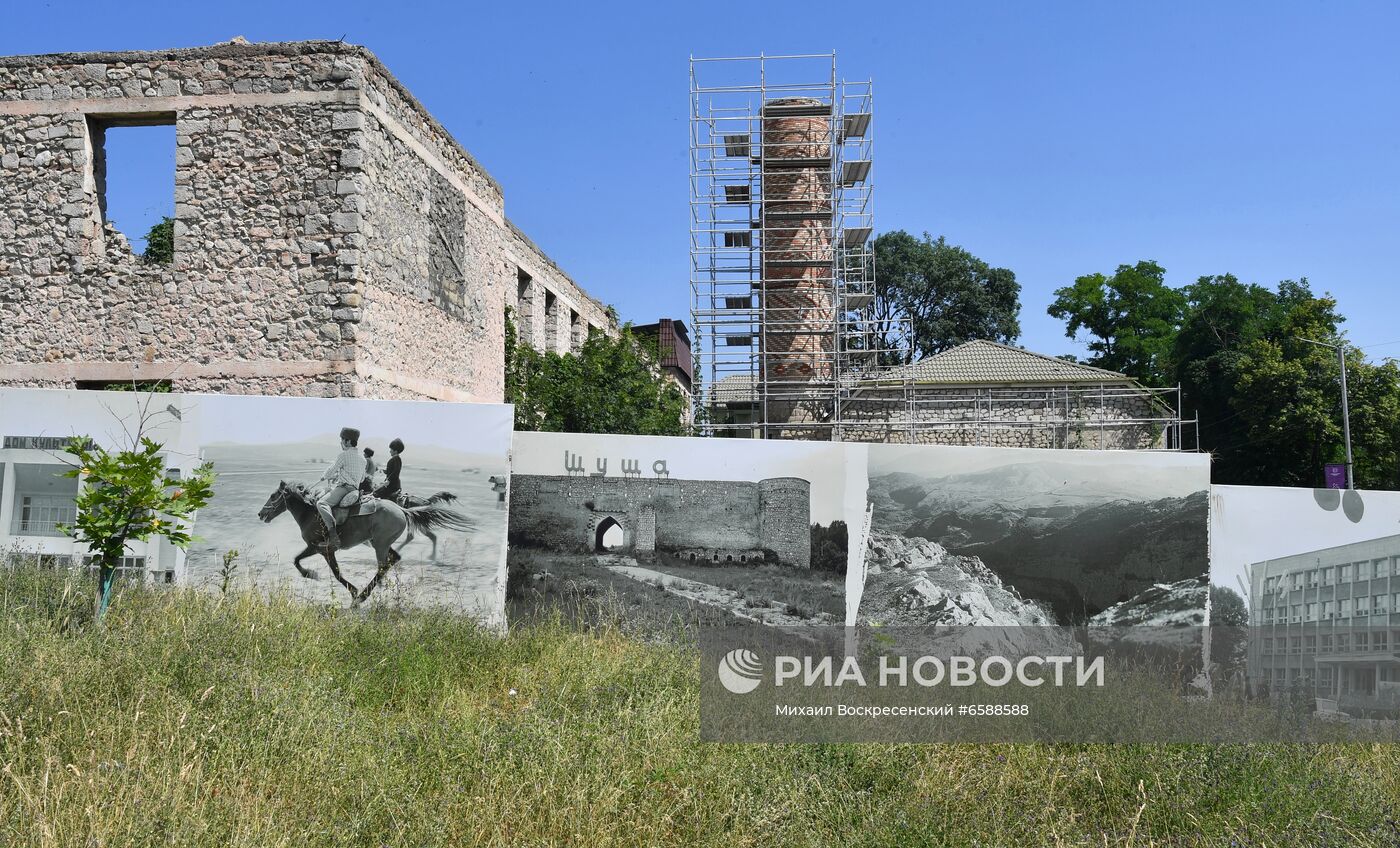 Город Шуша в Азербайджане