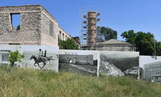 Город Шуша в Азербайджане
