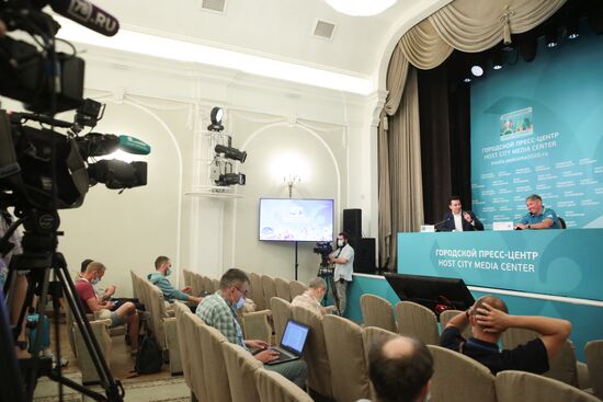 Городской пресс-центр Евро-2020 в Санкт-Петербурге