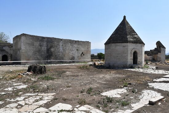 Город Агдам в Азербайджане