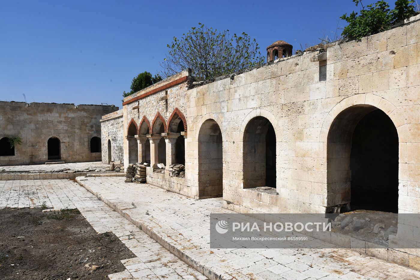 Город Агдам в Азербайджане