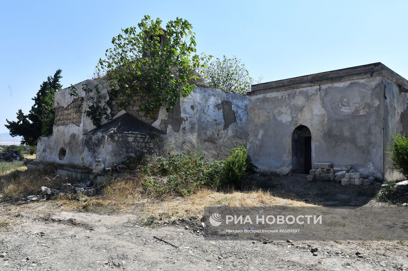 Город Агдам в Азербайджане