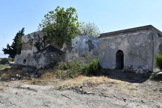 Город Агдам в Азербайджане