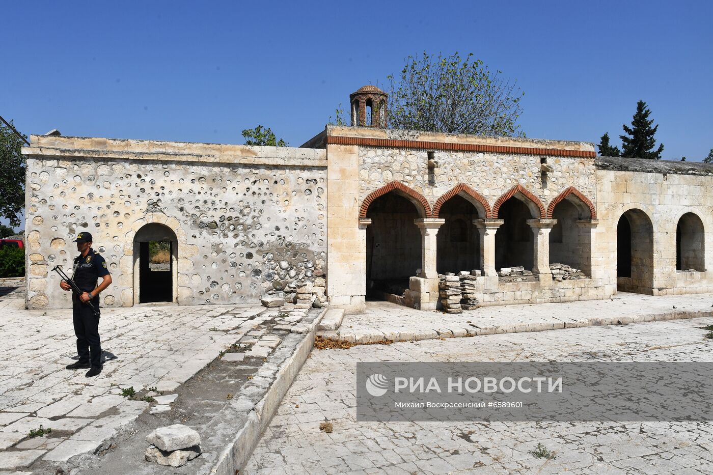 Город Агдам в Азербайджане