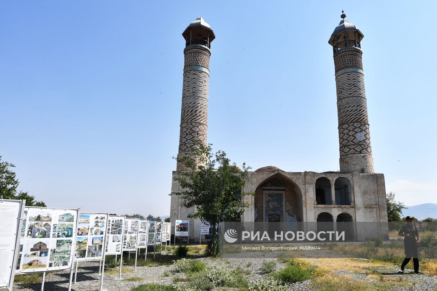 Город Агдам в Азербайджане