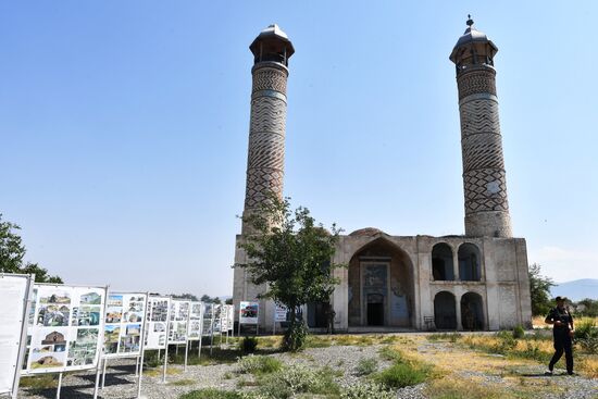 Город Агдам в Азербайджане