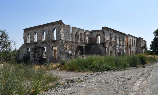 Город Агдам в Азербайджане