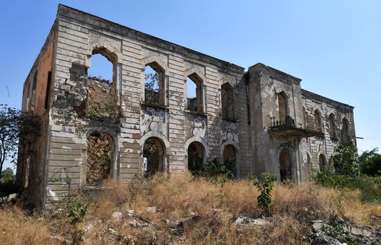 Город Агдам в Азербайджане