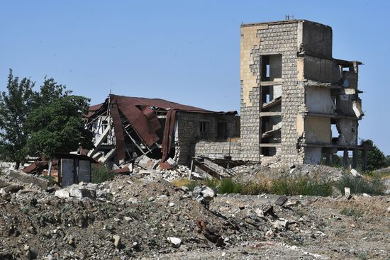 Город Агдам в Азербайджане