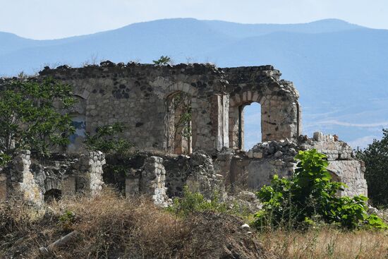 Город Агдам в Азербайджане