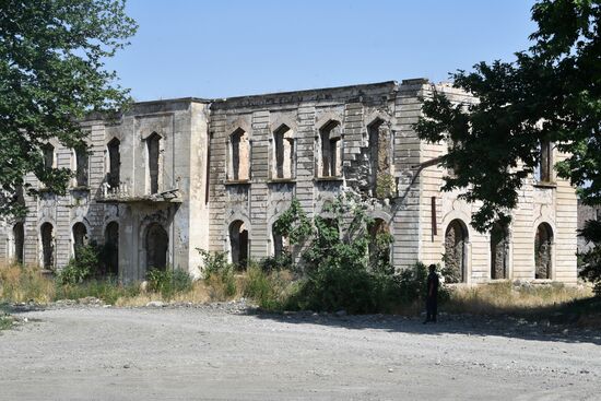 Город Агдам в Азербайджане