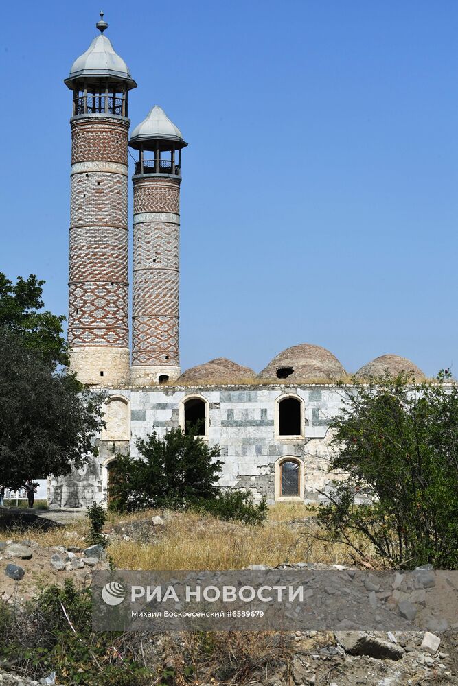 Город Агдам в Азербайджане