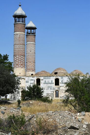 Город Агдам в Азербайджане