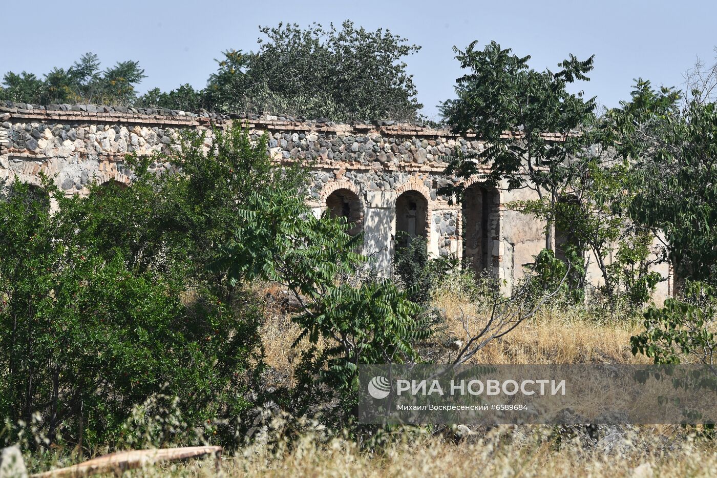 Город Агдам в Азербайджане